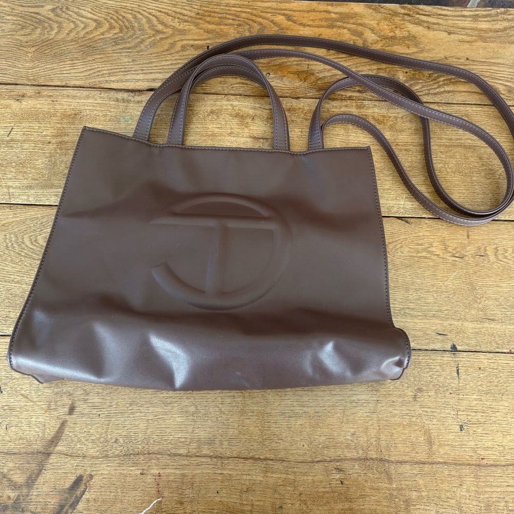 Telfar Medium Brown Tote